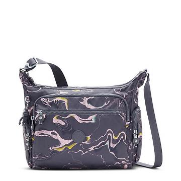 Kipling Gabbie Printed Çapraz Askılı Çanta Gri | TR 2055VR